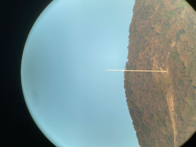 風況調査用の観測鉄塔